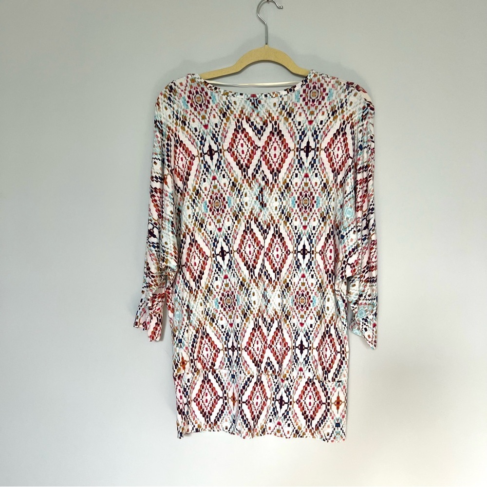 Nwt Stitch Fix Market & Spruce Colorful Avah Knit Blouse Top Shirt Size L — image 4 of 8
